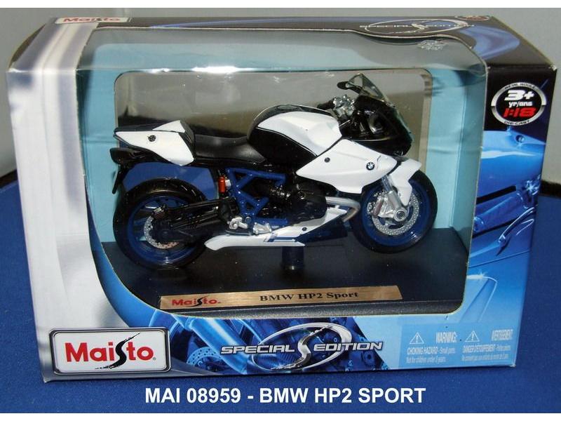 BMW HP2 Sport 1:18 Scale Maisto Diecast Model-Maisto-Diecast Model Centre