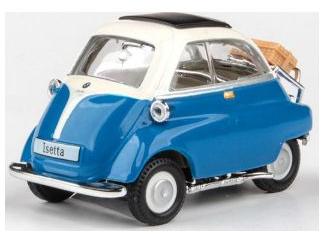 BMW Isetta 250 Blue 1:43 Scale Diecast Model Car – Cararama-Cararama-Diecast Model Centre