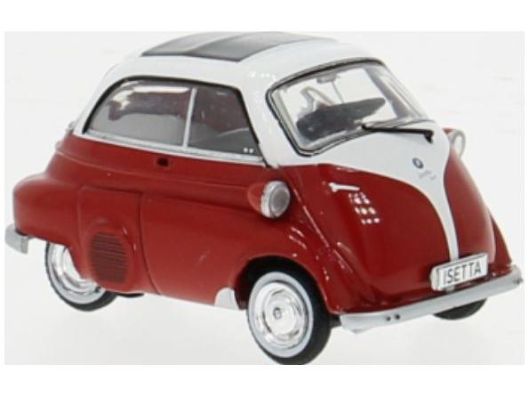 BMW Isetta Red/White 1959 1:43 Scale IXO Diecast Model Car-IXO-Diecast Model Centre