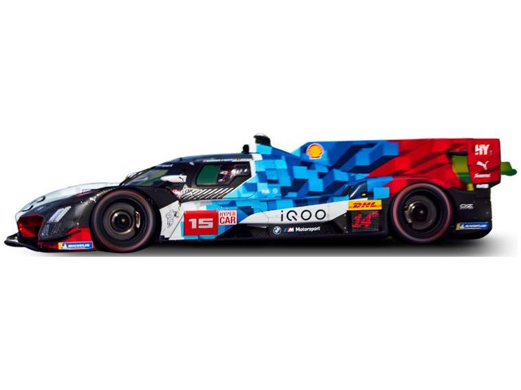 BMW M Hybrid V8 LMDh Camouflage Magnussen Marciello/Vanthoor #15 Qatar 2025 1:18 Scale Solido Diecast Model Car-Solido-Diecast Model Centre