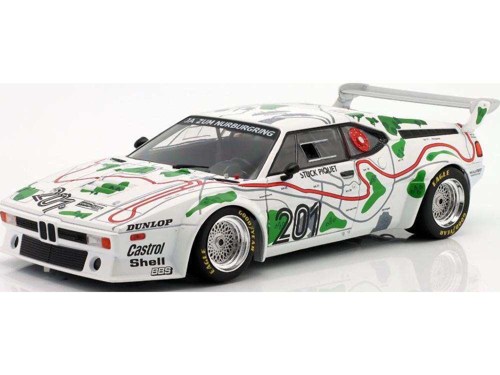 BMW M1 Procar #201 3rd 1000km Nurburgring 1980 Stuck/Piquet 1:18