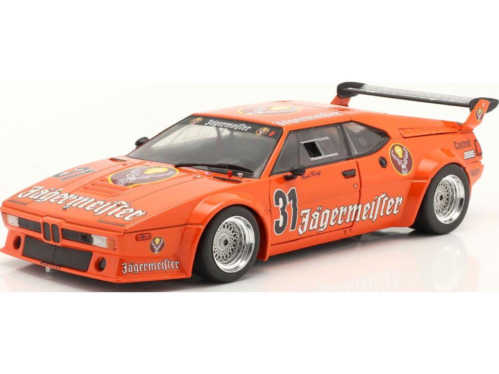 BMW M1 Procar Jagermeister #31 DRT Nurburgring 1982 Kurt Konig 1:18 Scale Werk83 Diecast Model Car-Werk83-Diecast Model Centre