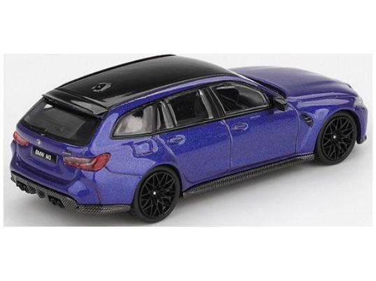 BMW M3 Competition Touring Portimao Blue Metallic (LHD) 1:64 Scale Diecast Model Car – MINI GT-MINI GT-Diecast Model Centre