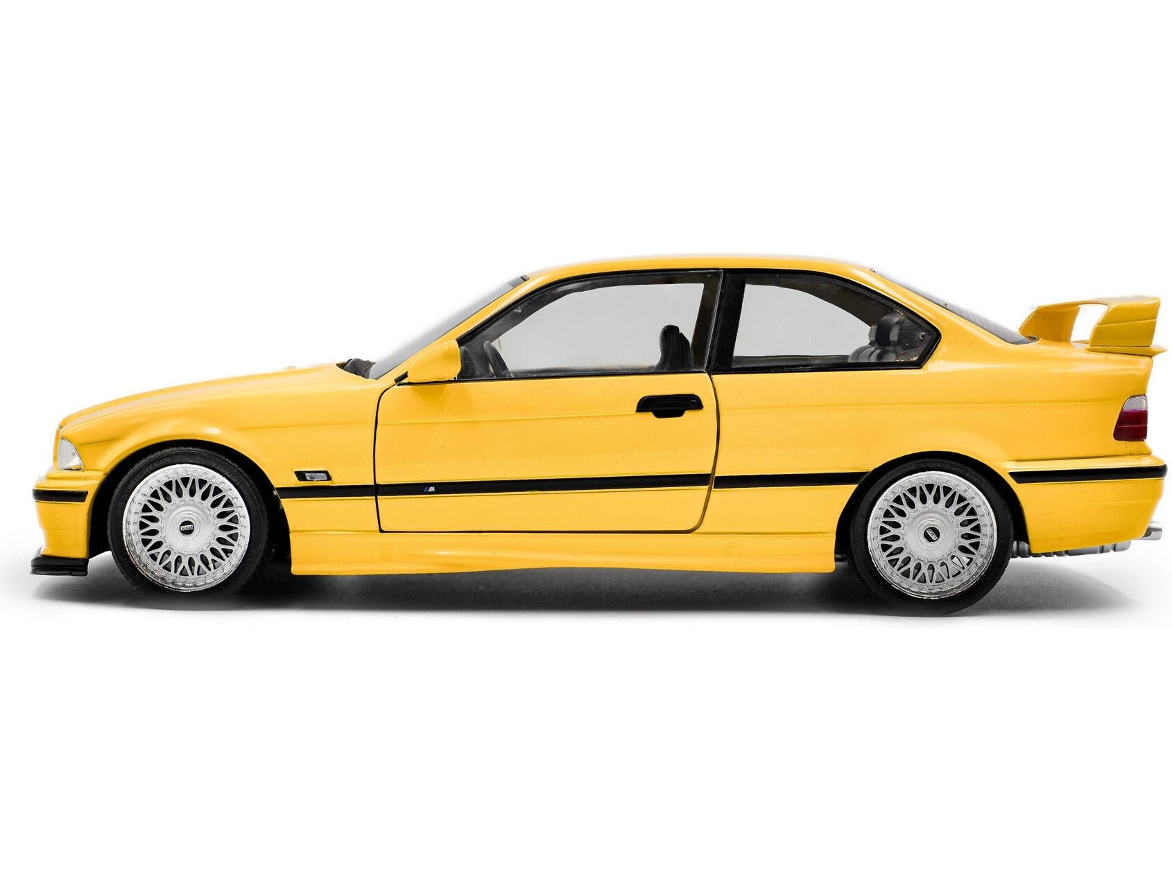 BMW M3 Coupe Solido Works Dakar Yellow 1991 1:18 Scale Diecast Model Car – Solido-Solido-Diecast Model Centre