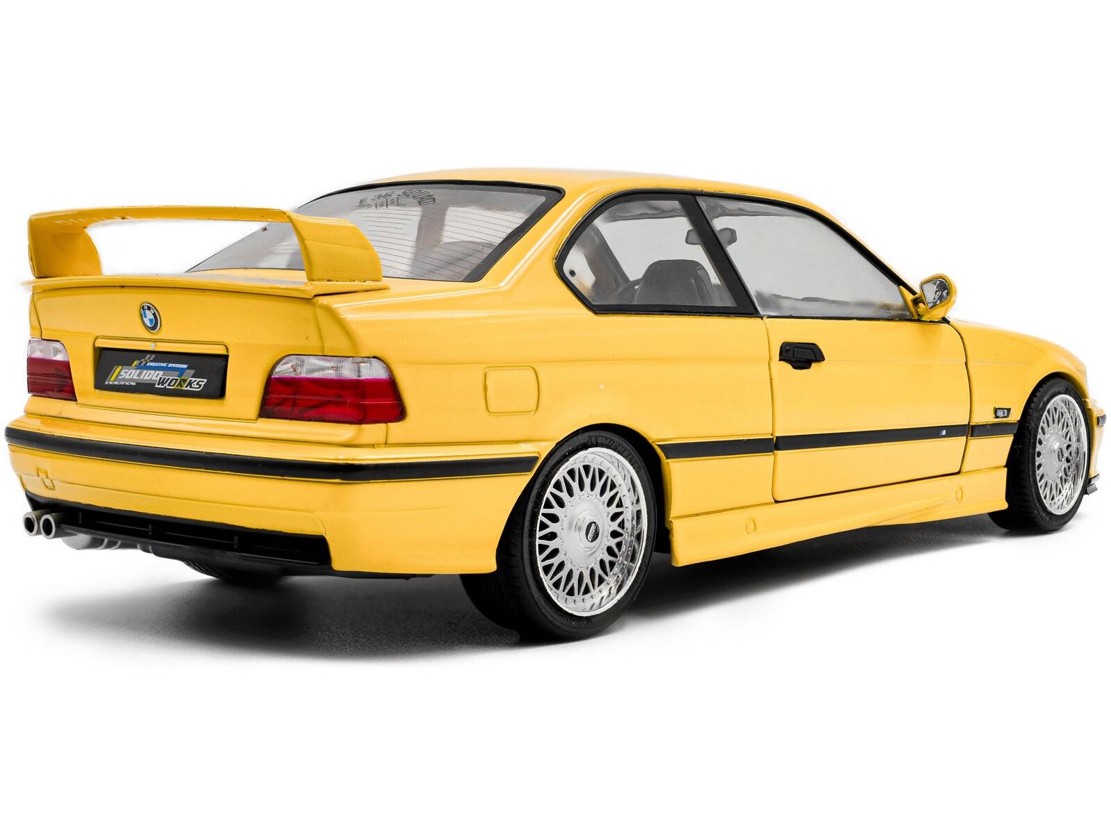 BMW M3 Coupe Solido Works Dakar Yellow 1991 1:18 Scale Diecast Model Car – Solido-Solido-Diecast Model Centre
