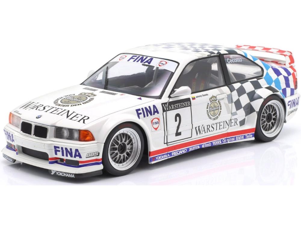 BMW M3 E36 GTR #2 ADAC GT Cup Champion 1993 Johnny Cecotto 1:18 Scale Diecast Model Car – Werk83-Werk83-Diecast Model Centre