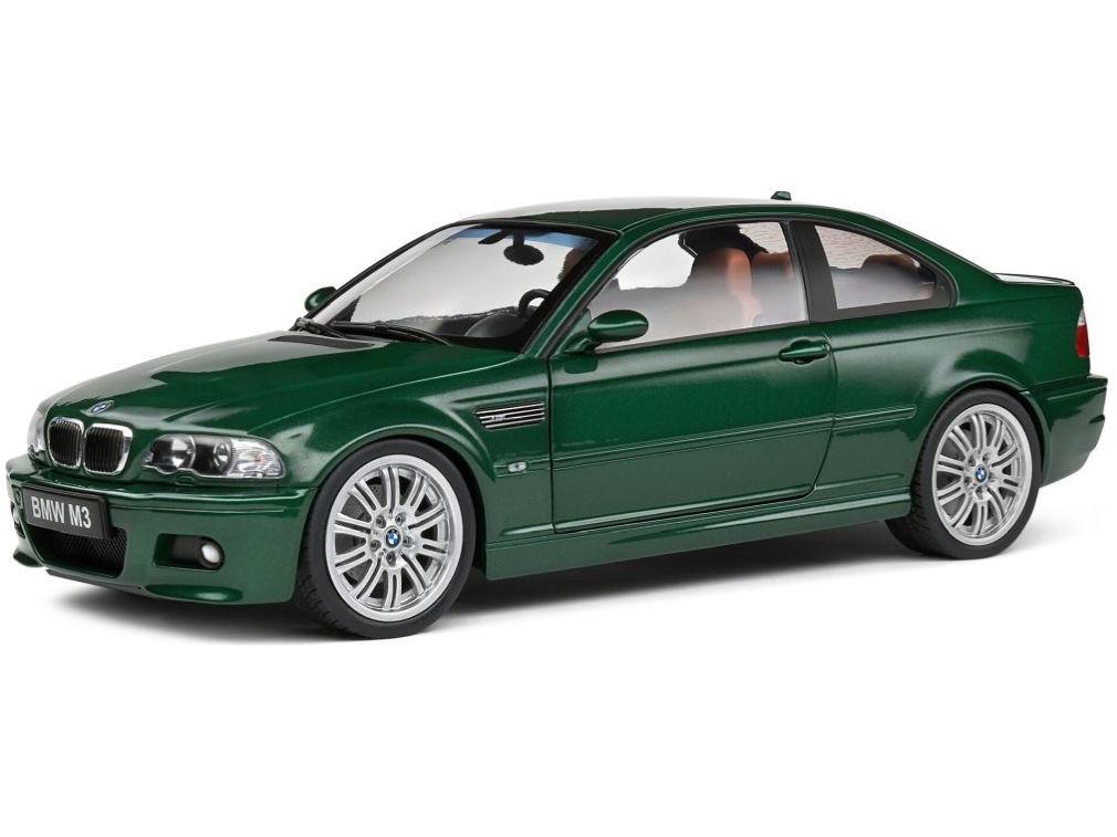 BMW M3 (E46) Coupe 2000 Green 1:18 Scale Solido Diecast Model-Solido-Diecast Model Centre