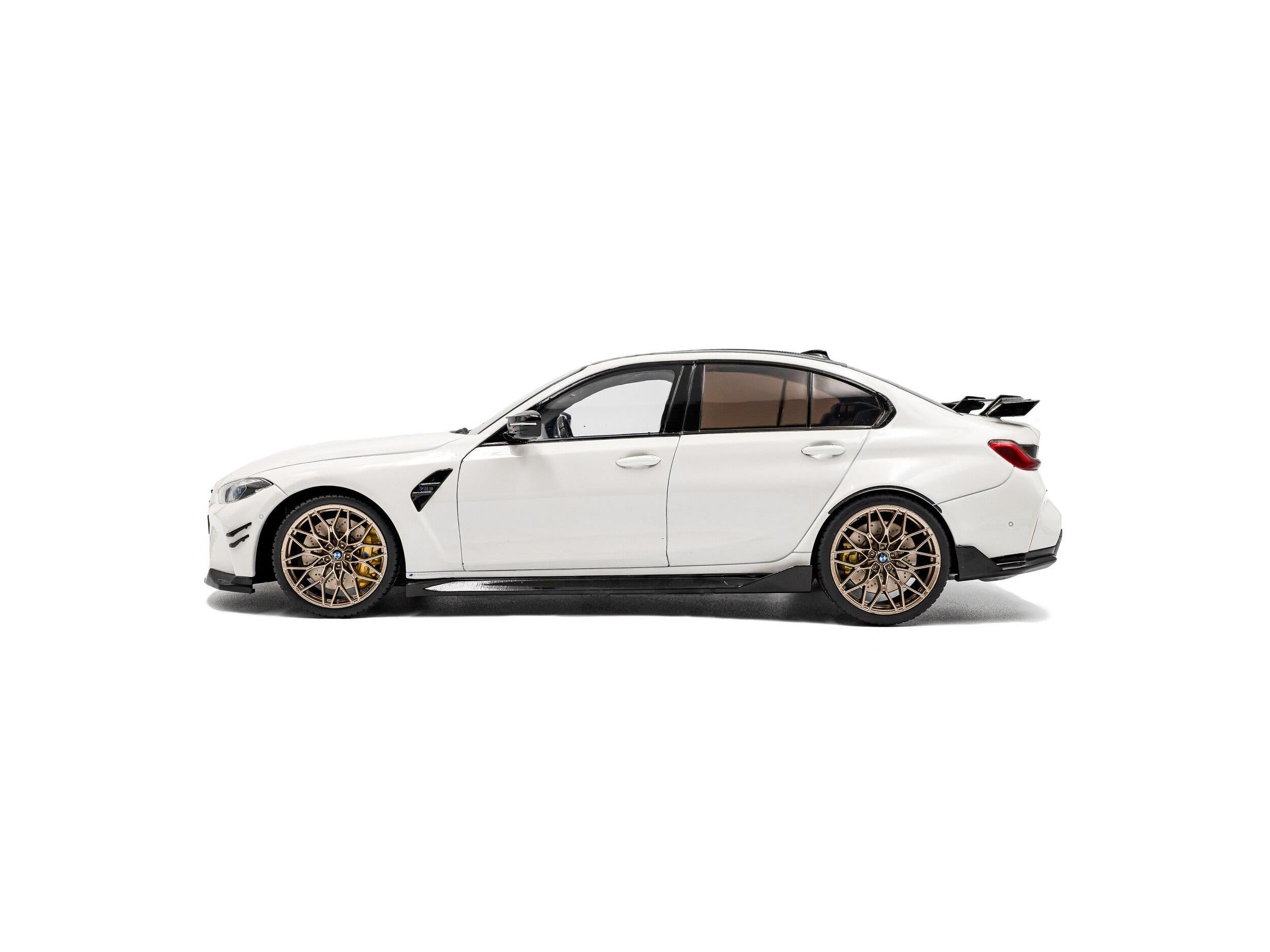 BMW M3 (G80) Performance Parts Alpine White Uni 2024 1:18 Scale Solido Diecast Model Car-Solido-Diecast Model Centre