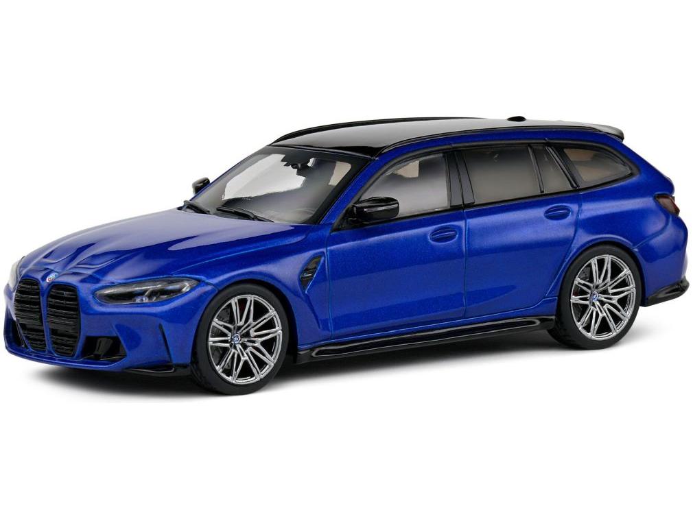 BMW M3 (G81) Touring 2023 Blue 1:43 Scale Solido Diecast Model-Solido-Diecast Model Centre