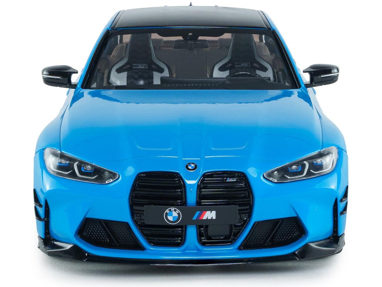 BMW M3 Performance Parts Daytona Beach Blue 2024 1:18 Scale Diecast Model Car – Solido-Solido-Diecast Model Centre