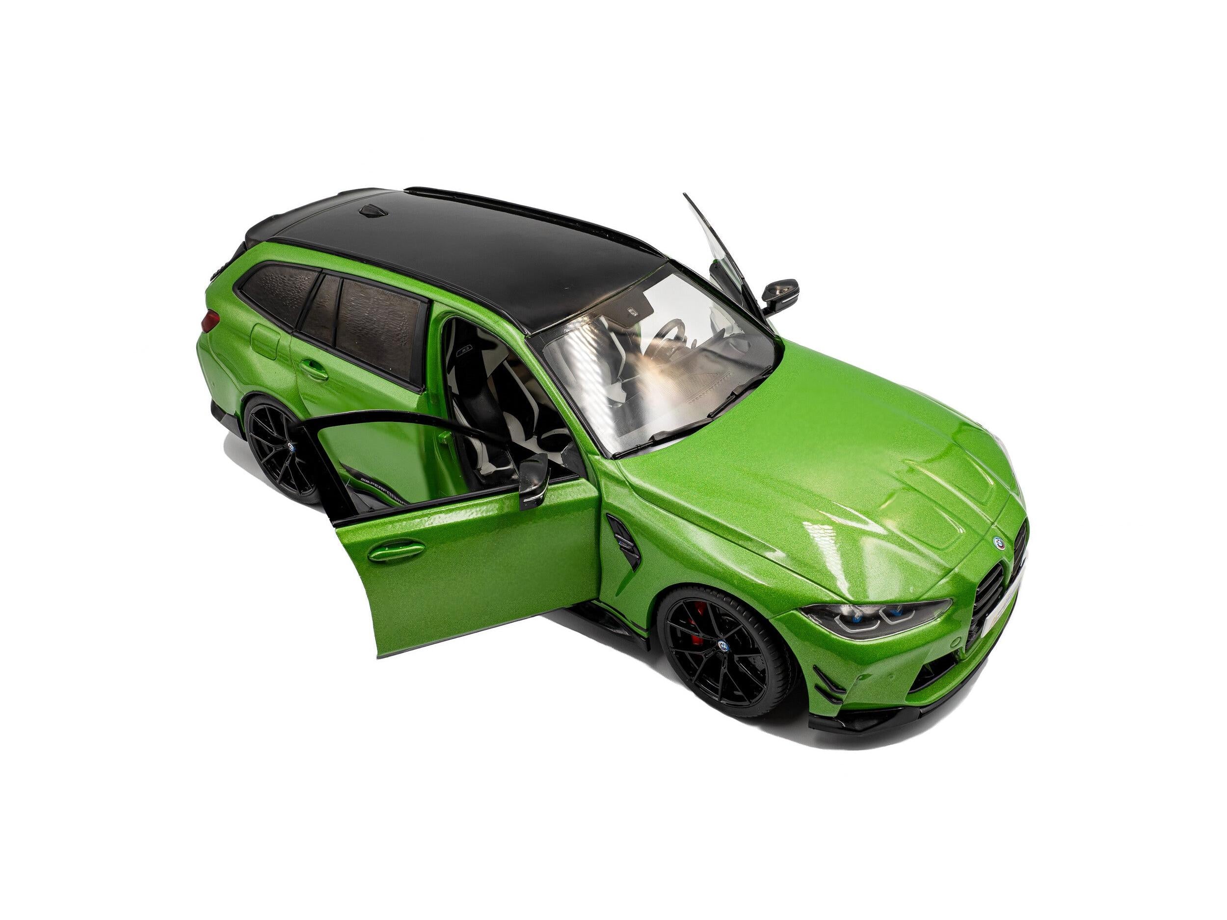 BMW M3 Touring w/Performance Parts Green Metallic 2024 1:18 Scale Solido Diecast Model Car-Solido-Diecast Model Centre