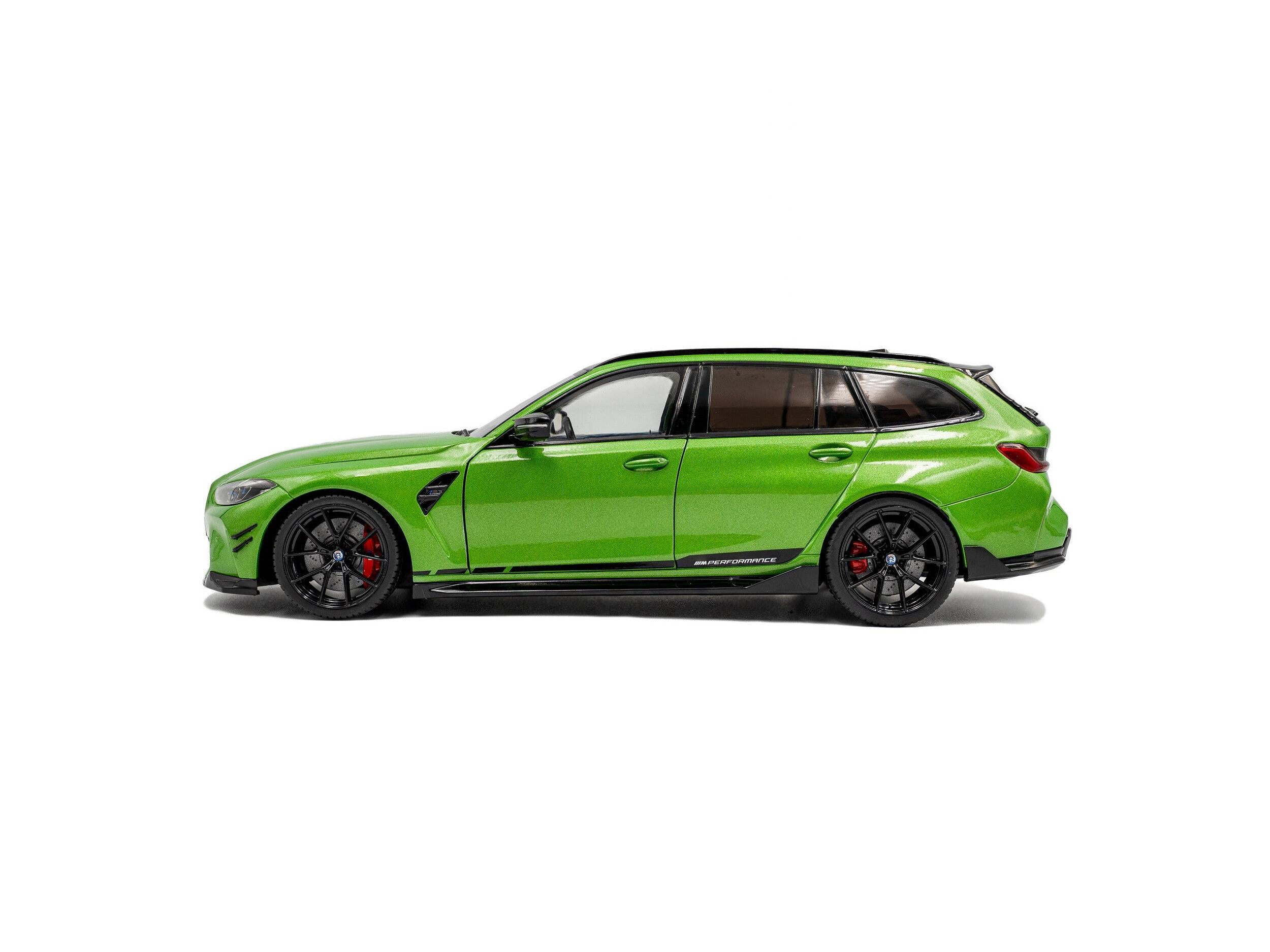 BMW M3 Touring w/Performance Parts Green Metallic 2024 1:18 Scale Solido Diecast Model Car-Solido-Diecast Model Centre