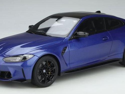 BMW M4 (G82) Competition Portimao Blue Metallic 1:18 Scale GT Spirit Resin Model Car-GT Spirit-Diecast Model Centre