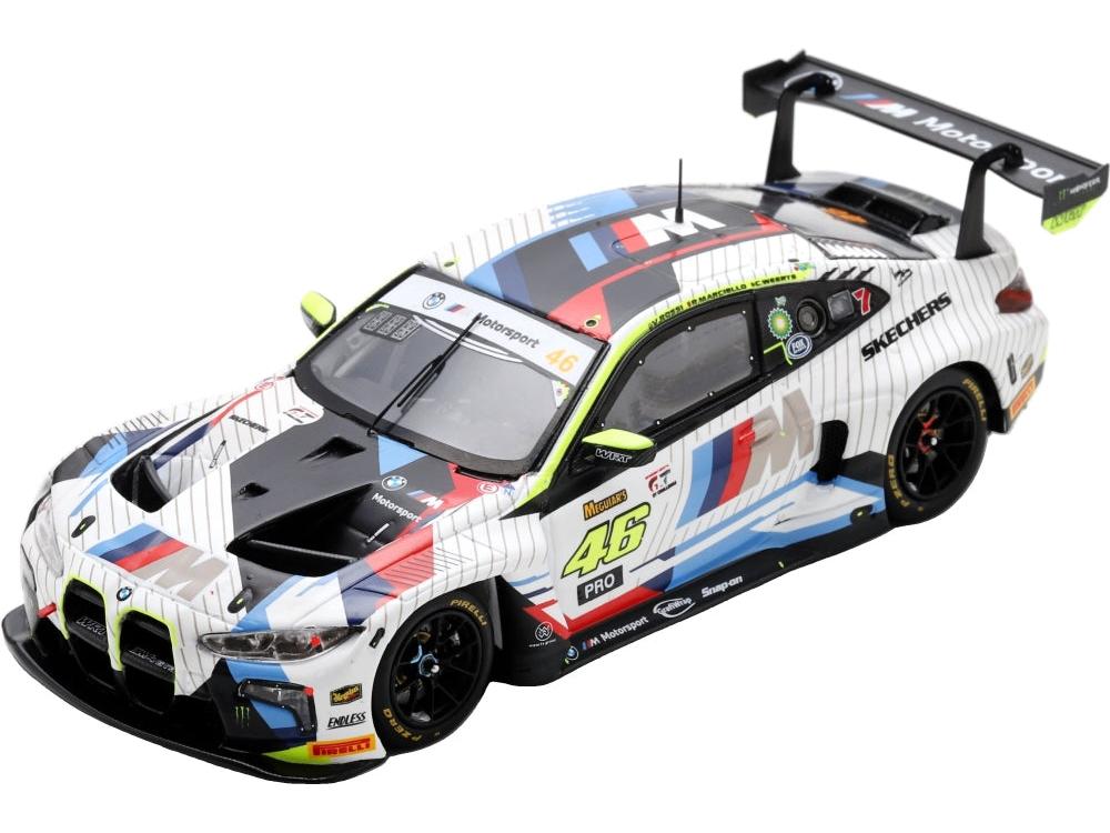 BMW M4 GT3 EVO Team WRT #46 2nd Bathurst 12H 2025 V. Rossi/C. Weerts/R. Marciello 1:64 Scale Diecast Car – Spark-Spark-Diecast Model Centre