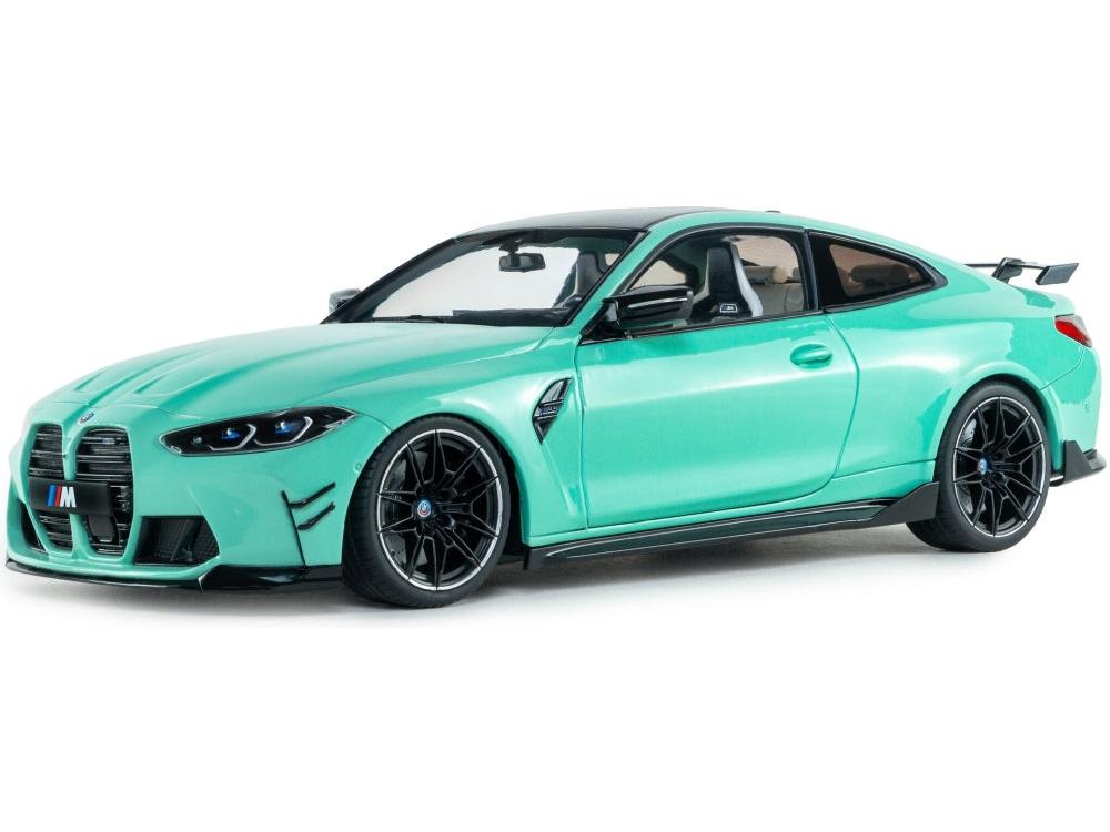 BMW M4 Peformance Parts Solido Works Turquoise 2025 1:18 Scale Diecast Model Car – Solido-Solido-Diecast Model Centre