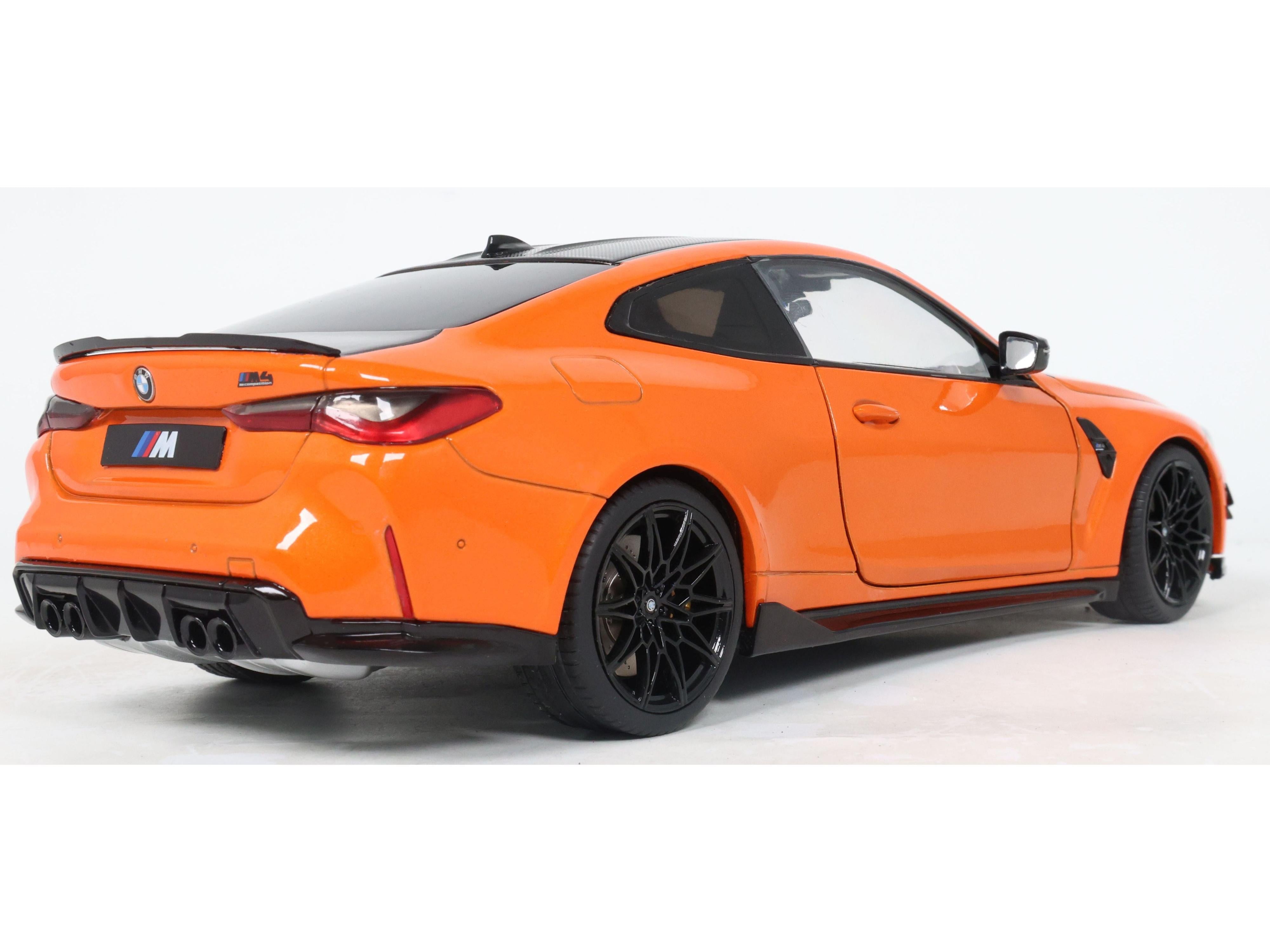 BMW M4 Performance Parts Individual Fire Orange 2025 1:18 Scale Solido Diecast Model Car-Solido-Diecast Model Centre