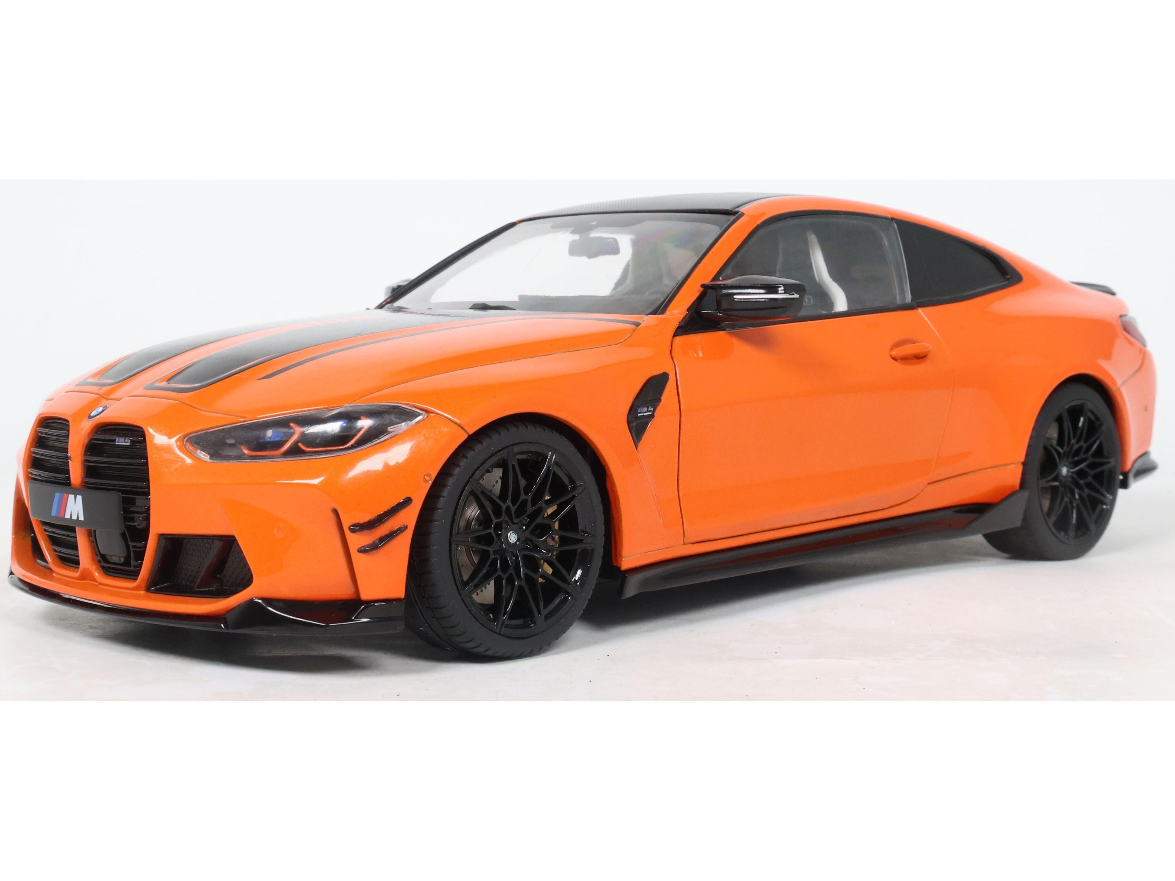 BMW M4 Performance Parts Individual Fire Orange 2025 1:18 Scale Solido Diecast Model Car-Solido-Diecast Model Centre
