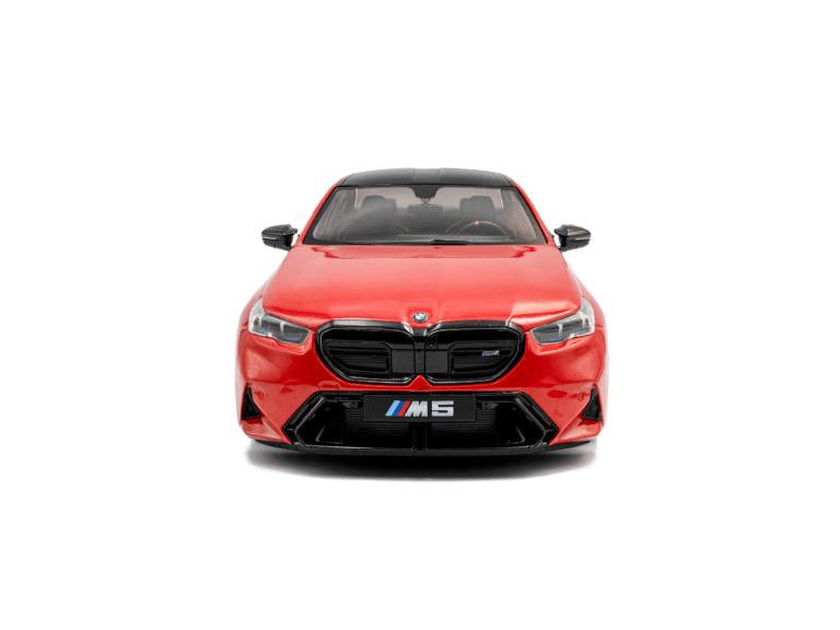 BMW M5 Fire Red 2025 1:18 Scale Solido Diecast Model Car-Solido-Diecast Model Centre