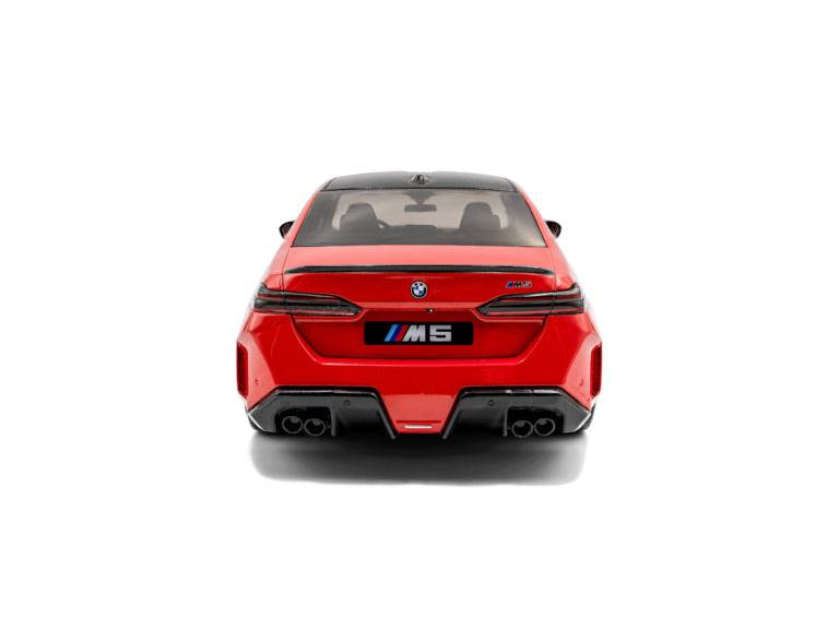 BMW M5 Fire Red 2025 1:18 Scale Solido Diecast Model Car-Solido-Diecast Model Centre