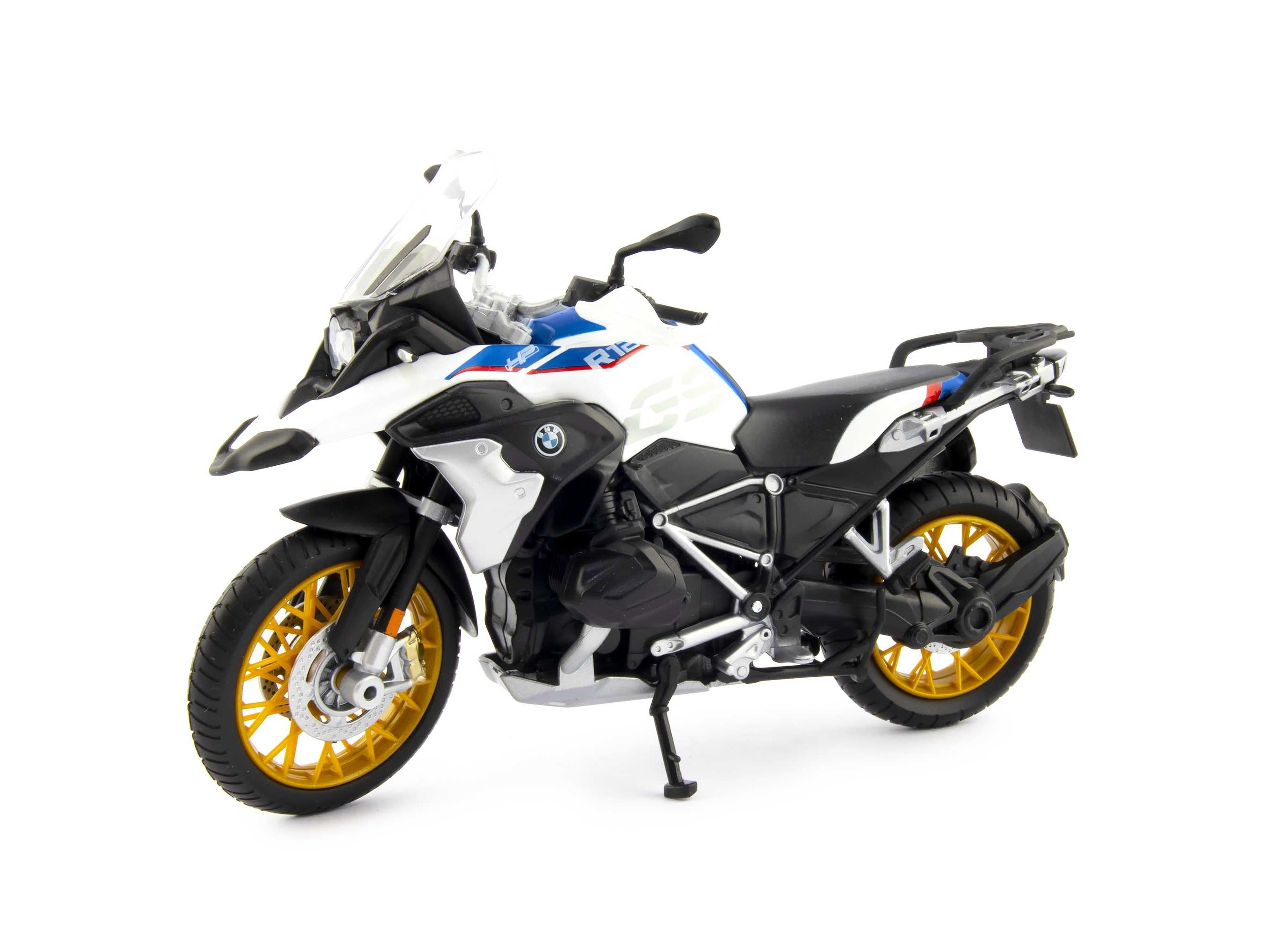 BMW R 1250 GS diecast 1:12 White/Blue Maisto Motorcycle Model