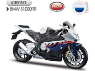 BMW S1000Rr Metal Kit White/blue/red 1:12 Scale Maisto-Maisto-Diecast Model Centre