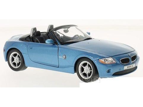 BMW Z4 2003 Blue Metallicallic 1:24 Scale Welly Diecast Model-Welly-Diecast Model Centre