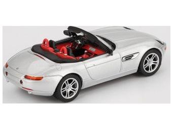 BMW Z8 Silver (LHD) 1:64 Scale MINI GT Diecast Model (Blister Packaging)-MINI GT-Diecast Model Centre