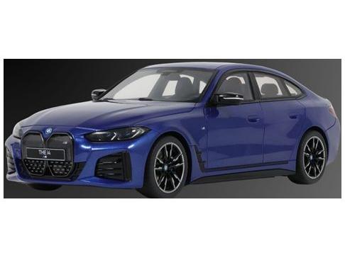 BMW i4 M50 2021 Blue 2021 1:18 Scale OttOmobile Resin Model-OttOmobile-Diecast Model Centre