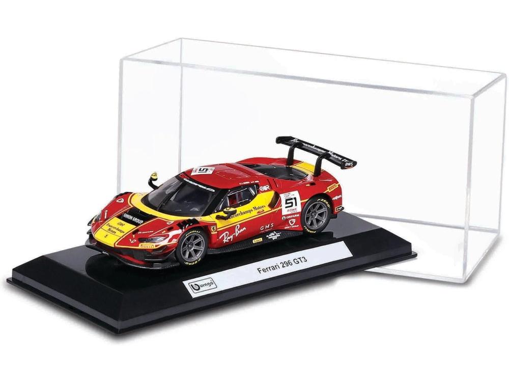 Ferrari Racing 296 GT3 Miniature de collection Bburago à l'échelle 1:43