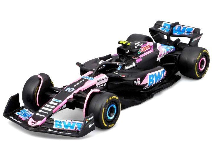 BWT Alpine F1 Team A524 #10 F1 2024 Pierre Gasly 1:43 Scale Model Car (w/helmet)