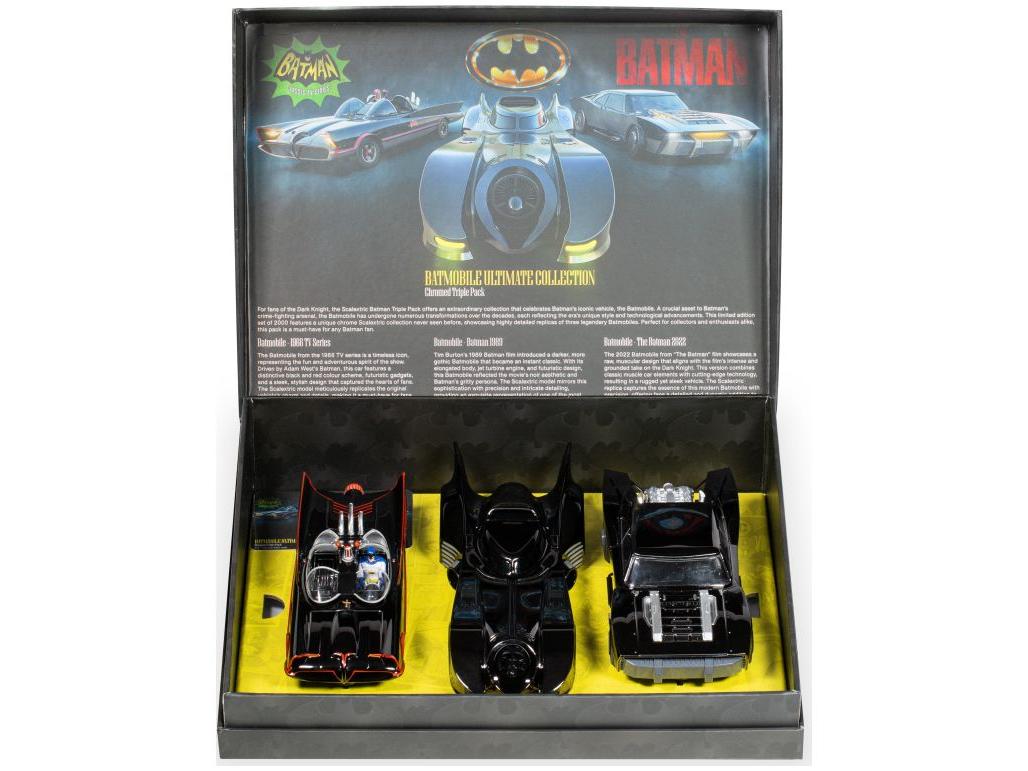 Batmobile Ultimate Collection Triple Pack 1:32 Scale Scalextric Slot Racing Car-Scalextric-Diecast Model Centre