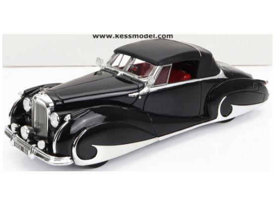 Bentley MK VI Black sn.B25071 Franay Drophead Coupe Cabrio Closed 1947 1:43 Scale Kess Resin Model-Kess-Diecast Model Centre
