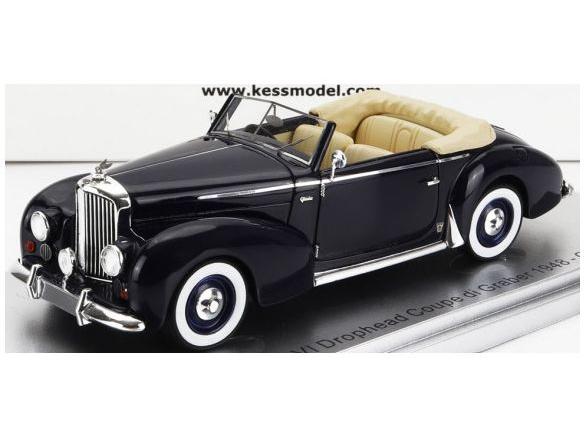 Bentley MKVI Blue Drophead Coupe Graber Cabrio Open 1948 1:43 Scale Kess Resin Model-Kess-Diecast Model Centre
