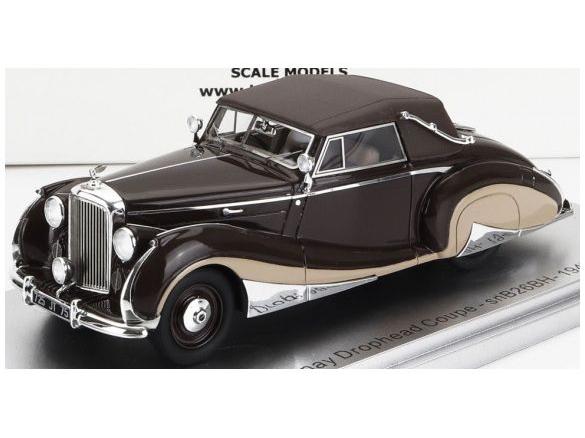 Bentley MKVI Franay Brown/Cream snB26BH Drophead Coupe Cabrio Closed 1947 1:43 Scale Kess Resin Model-Kess-Diecast Model Centre