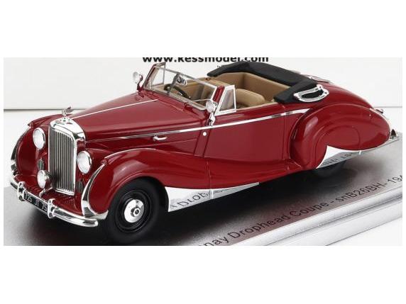 Bentley MKVI Franay Red snB26BH Drophead Coupe Cabrio Open 1947 1:43 Scale Kess Resin Model-Kess-Diecast Model Centre