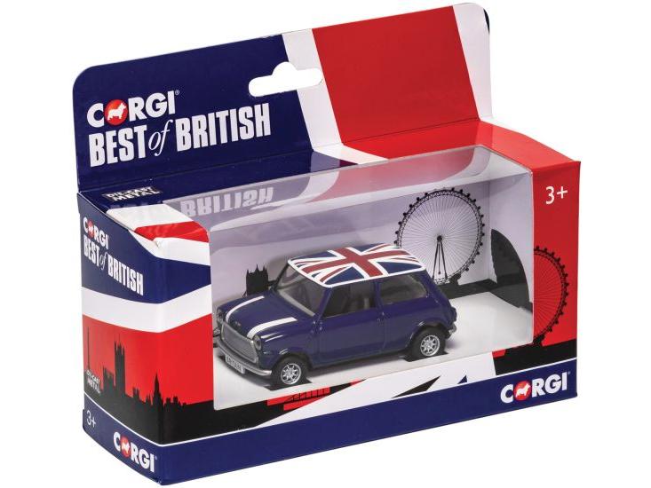 Best of British Classic Mini Blue 1:36 Scale Corgi Diecast Model-Corgi-Diecast Model Centre