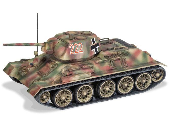 Beute Panzer Trophy Tank T34-76 1943 1:50 Scale Corgi Diecast Model-Corgi-Diecast Model Centre