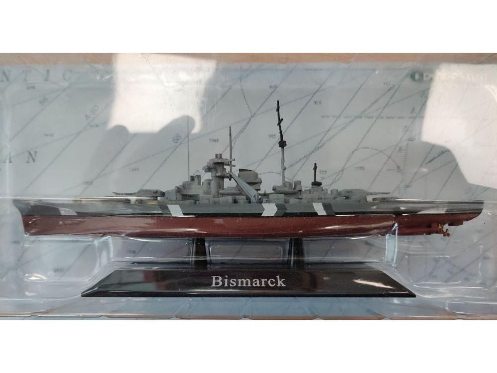 Bismarck Battleship 1941 1:1250 Scale Unbranded Diecast Model-Unbranded-Diecast Model Centre