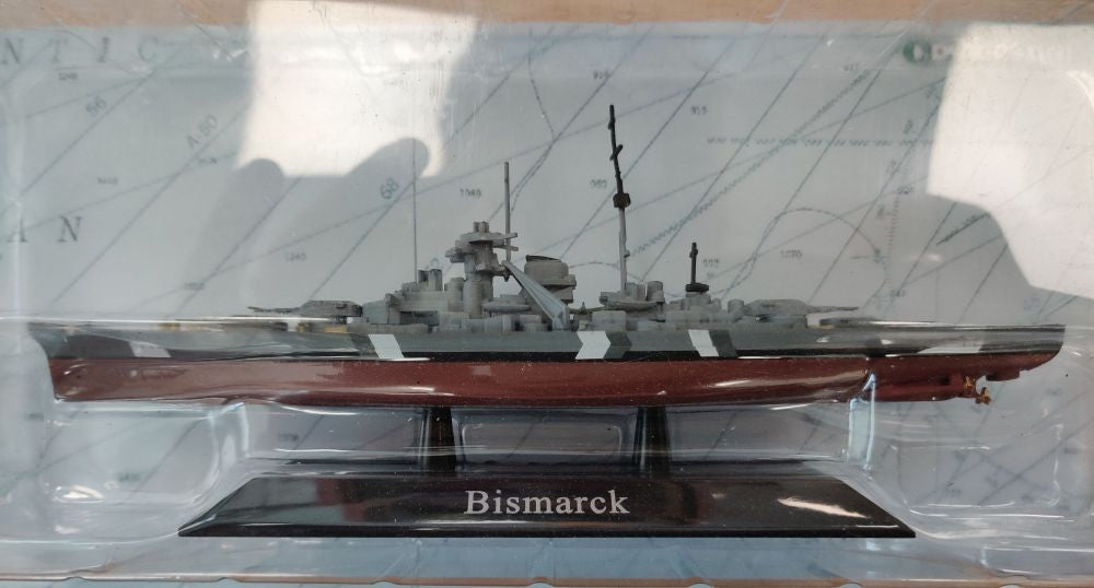 Bismarck Battleship 1941 1:1250 Scale Unbranded Diecast Model-Unbranded-Diecast Model Centre
