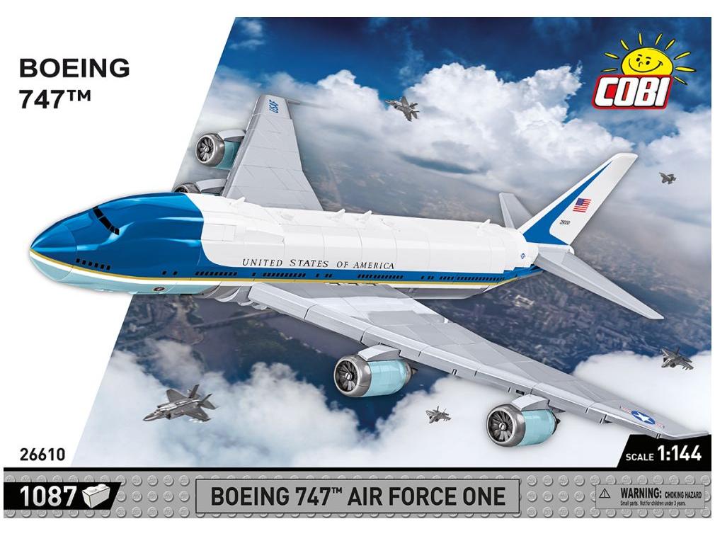 Boeing 747 Air Force One (1050 pcs) Cobi Brick Build Kit-Cobi-Diecast Model Centre