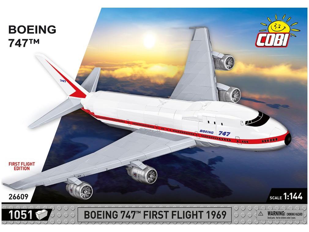 Boeing 747 First Flight 1969 (1000 pcs) Cobi Brick Build Kit-Cobi-Diecast Model Centre