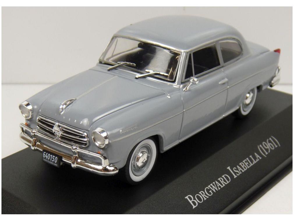 Borgward Isabelle Ts Grey 1961 (Argentina Spec.) 1:43 Scale Diecast Model-Unbranded-Diecast Model Centre