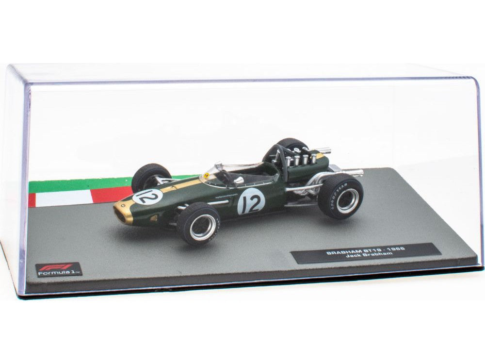 Brabham BT19 #12 F1 1966 Jack Brabham - 1:43 Scale Diecast Model Car-Unbranded-Diecast Model Centre