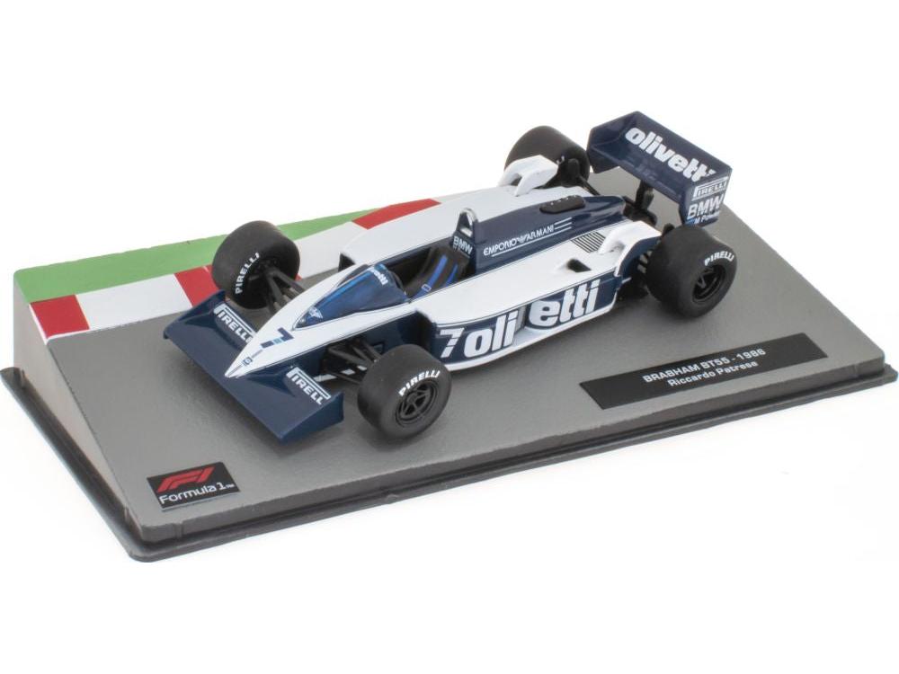 Brabham BT55 #7 F1 1986 Riccardo Patrese 1:43 Scale Diecast Model
