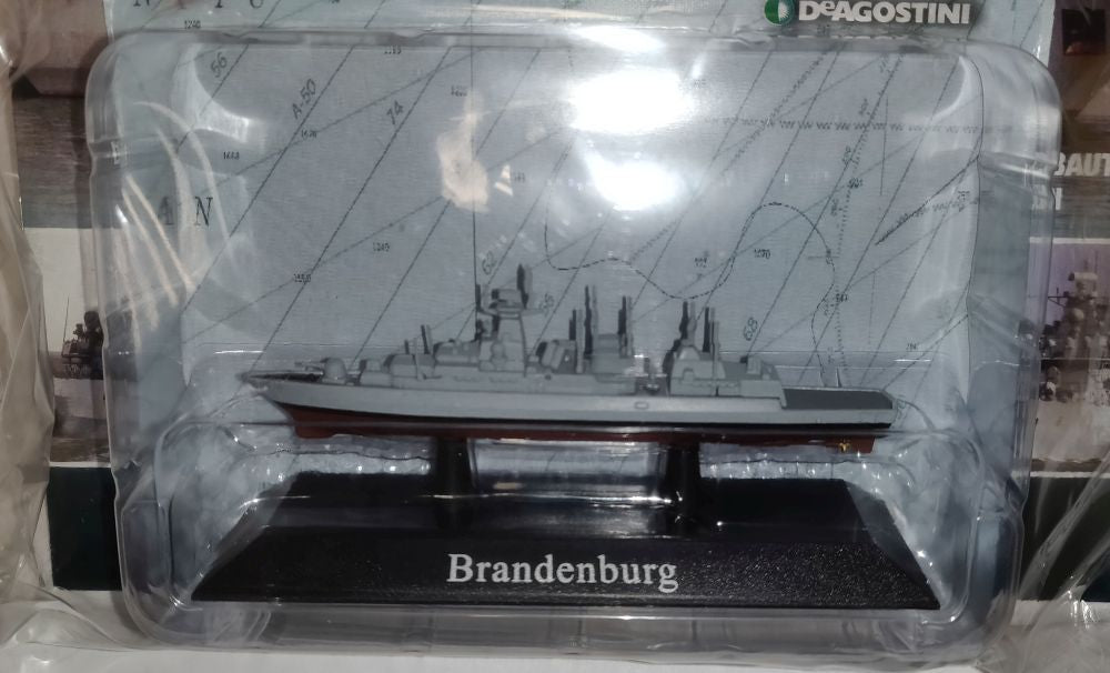 Brandenburg Class Class Frigates 1994 1:1250 Scale Unbranded Diecast Model-Unbranded-Diecast Model Centre