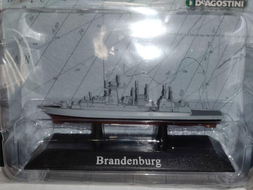 Brandenburg Class Class Frigates 1994 1:1250 Scale Unbranded Diecast Model-Unbranded-Diecast Model Centre