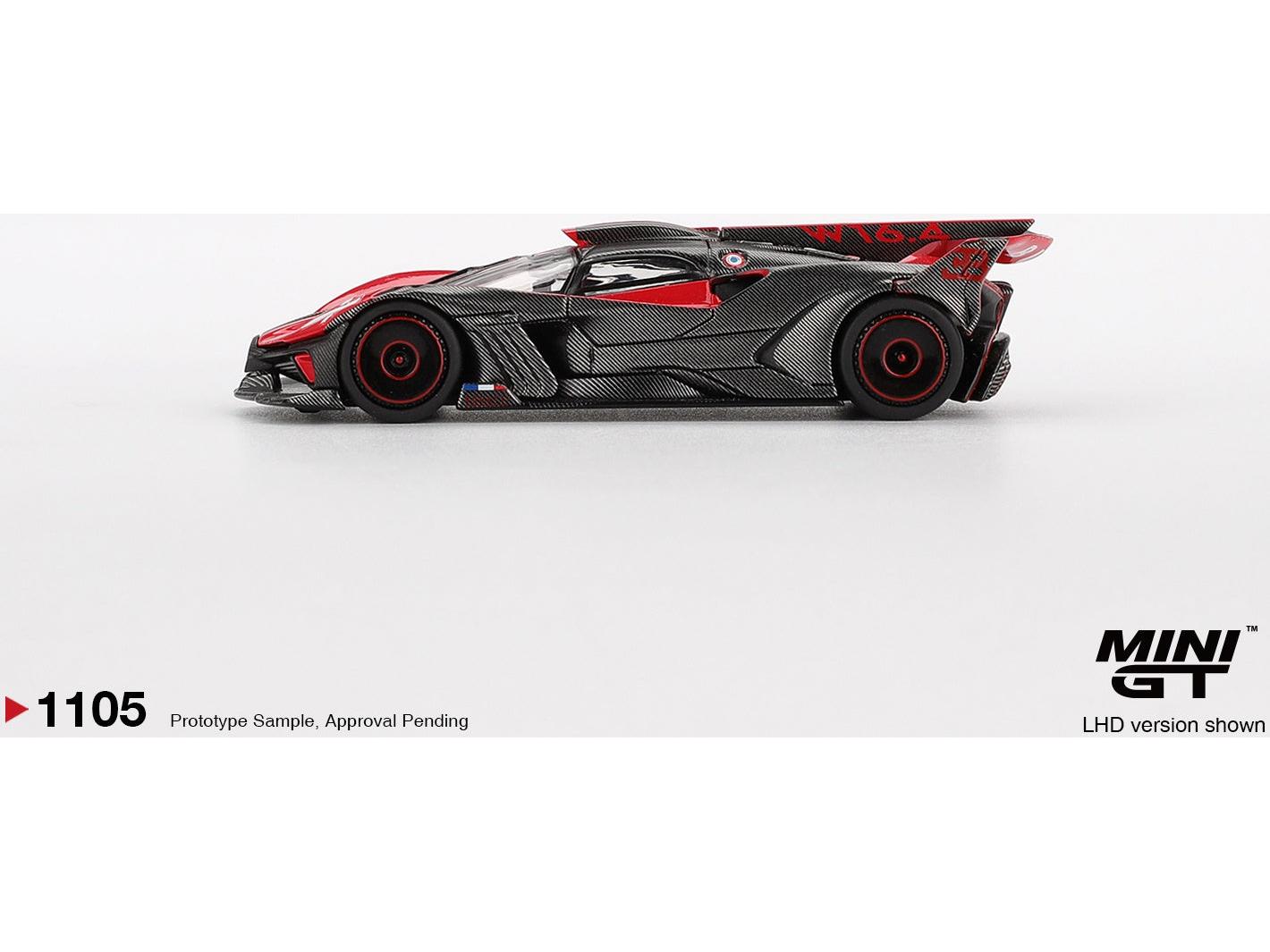 Bugatti Bolide Red (LHD) 1:64 Scale Diecast Model Car – MINI GT-MINI GT-Diecast Model Centre