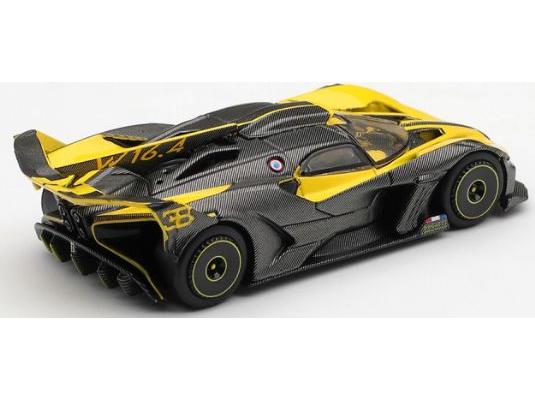 Bugatti Bolide Yellow (LHD) Blister Packaging 1:64 Scale Diecast Model Car – MINI GT-MINI GT-Diecast Model Centre
