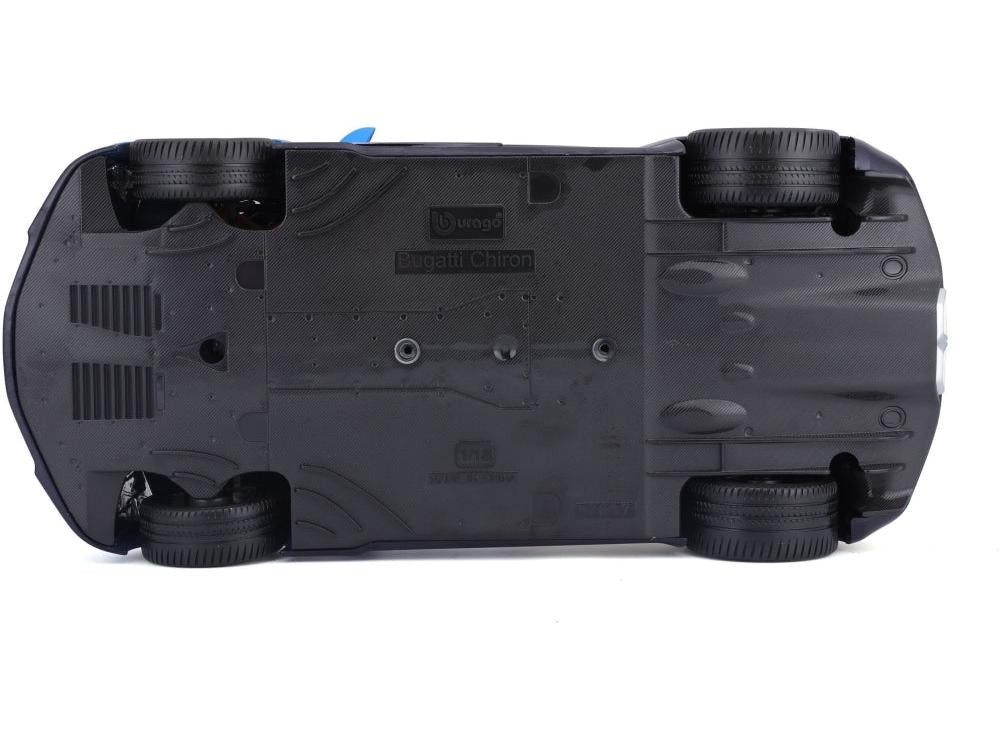 Bugatti Chiron Blue/Black 1:18 Scale Diecast Car – Bburago-Bburago-Diecast Model Centre