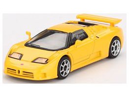 Bugatti EB110 Super Sport Giallo Bugatti - 1:64 Scale Model Car-MINI GT-Diecast Model Centre